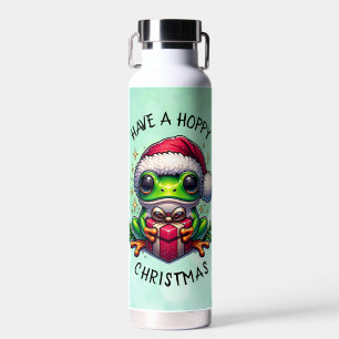 Heb een hoppy kerst   Kikkerbilletjes Waterfles