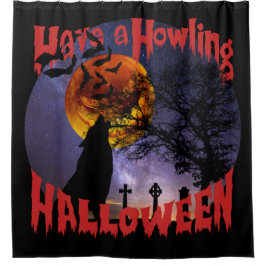 Heb een Howling Halloween Douchegordijn