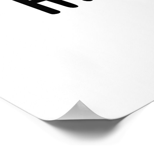 Heb een Hug Funny Heart Pun Poster (Hoek)