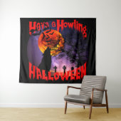 Heb een huilende Halloween Wandkleed (In Situ (horizontaal))