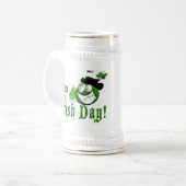 Heb een Ierse dag Stein Bierpul (Voorkant links)