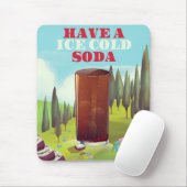 Heb een ijskoude frisdrank Commercieel. Muismat (Met muis)