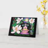 Heb een Jazzy Mardi Gras! Kaart (Gele Bloem)