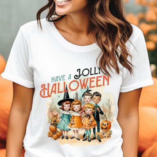 Heb een Jolly Halloween Vintage Tri-Blend Shirt
