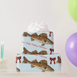 "Heb een Jolly Walleye Kerstmis" Cadeaupapier