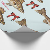 "Heb een Jolly Walleye Kerstmis" Cadeaupapier (Hoek)