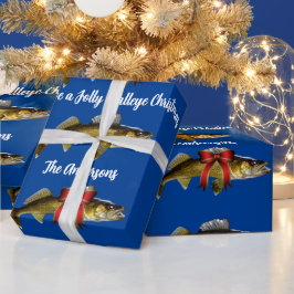 "Heb een Jolly Walleye Kerstmis" Cadeaupapier