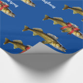 "Heb een Jolly Walleye Kerstmis" Cadeaupapier (Hoek)