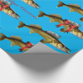 "Heb een Jolly Walleye Kerstmis" Cadeaupapier (Hoek)