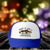 "Heb een Jolly Walleye Kerstmis" Trucker Pet