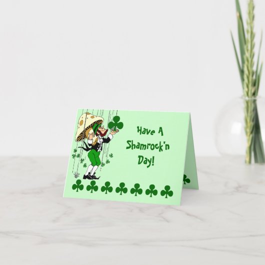 Heb een Kaart Gelukkige St. Patrick van de Dag (Voorkant)