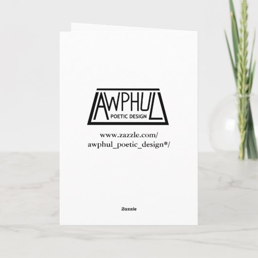 Heb een Kaart van de Verjaardag van de Ontploffing (Achterkant)