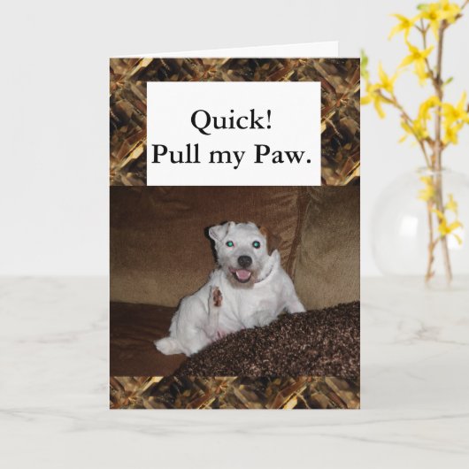 Heb een Kaart van de Verjaardag van de Ontploffing (Gele Bloem)