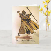 Heb een kaart van de Verjaardag van de Tovenaar (Gele Bloem)