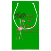 Heb een kerstcadeautje met een beachy klein cadeauzakje (Achterkant)