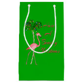 Heb een kerstcadeautje met een beachy klein cadeauzakje (Voorkant)