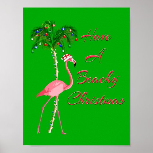Heb een kerstcadeautje met een beachy poster (Voorkant)