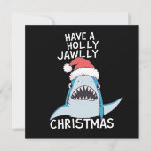 Heb een kerstfilm met een holle kaak Sarcastische Feestdagenkaart (Voorkant)