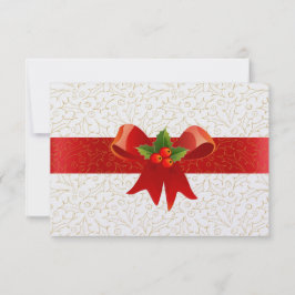 Heb een kerstmaal met Kerstmis Kaart