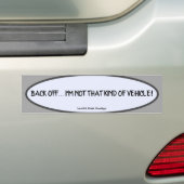 Heb een kleine klas! bumpersticker (Op auto)