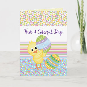 Heb een kleurrijk dag Wenskaart Kaart