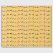 Heb een kleurrijke Seizoen van de Vakantie van de  Cadeaupapier (Vlak)