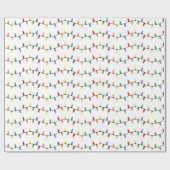 Heb een kleurrijke Seizoen van de Vakantie van de  Cadeaupapier (Vlak)