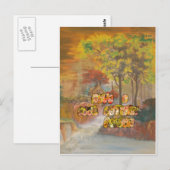 Heb een koele herfstseizoen  Art Print Briefkaart (Voorkant / Achterkant)