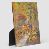 Heb een koele herfstseizoen  Art Print Fotoplaat (Zijkant)