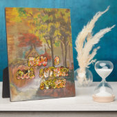 Heb een koele herfstseizoen  Art Print Fotoplaat (Zijkant)