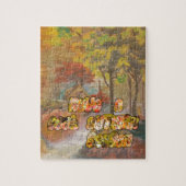 Heb een koele herfstseizoen Art Print Legpuzzel (Verticaal)