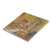 Heb een koele herfstseizoen  Art Print Tegeltje (Zijkant)