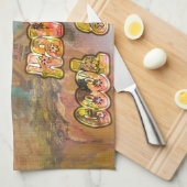 Heb een koele herfstseizoen  Art Print Theedoek (Quarter Fold)