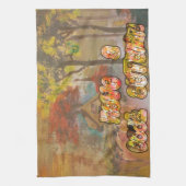 Heb een koele herfstseizoen  Art Print Theedoek (Verticaal)