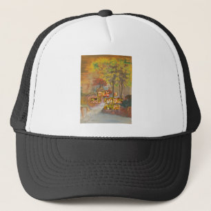 Heb een koele herfstseizoen  Art Print Trucker Pet