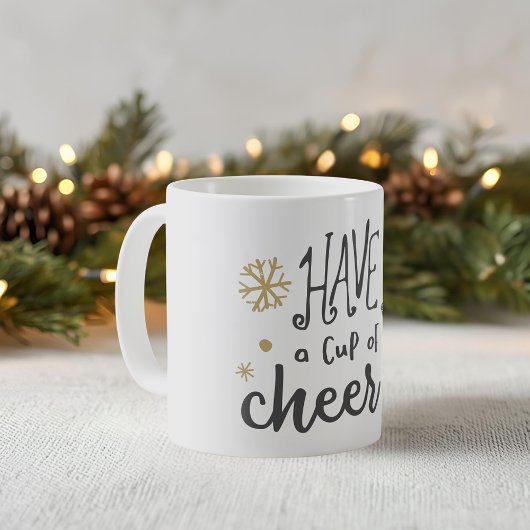 Heb een kopje cheer Kerst koffiemok
