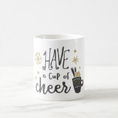 Heb een kopje cheer Kerst koffiemok (Center)
