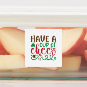 Heb een kopje van een vrolijkheid labels (Aangebracht)