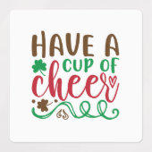 Heb een kopje van een vrolijkheid labels (Design 1)