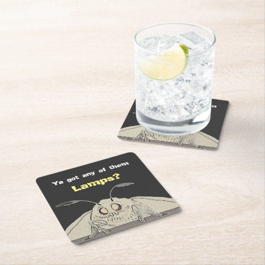 Heb een Lamp Moth Meme Kartonnen Onderzetters (Insitu)