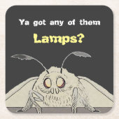 Heb een Lamp Moth Meme Kartonnen Onderzetters (Voorkant)