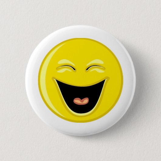 Heb een Laugh Face Ronde Button 5,7 Cm (Voorkant)
