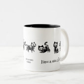 Heb een leuke afterlife kat mok (Voorkant rechts)