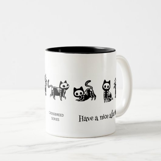 Heb een leuke afterlife kat mok (Voorkant rechts)