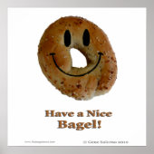 Heb een leuke bagel poster (Voorkant)