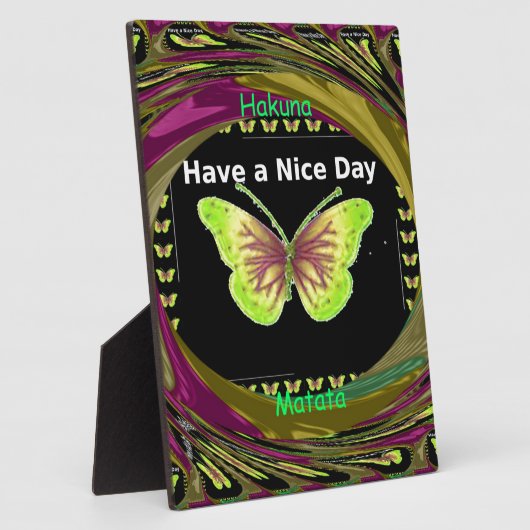 Heb een leuke dag in Hakuna Matata Text.png Fotoplaat (Zijkant)