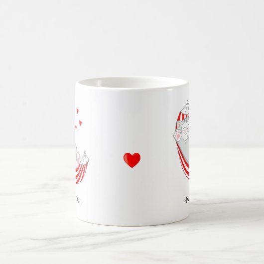 Heb een leuke dag kutkat koffiemok (Center)