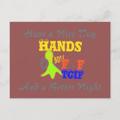 Heb een leuke dag met TGIF-Bedankt God haar vrijda Briefkaart (Voorkant)