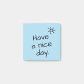 Heb een leuke dag Positieve Post-It-briefjes Post-it® Notes (Voorkant)
