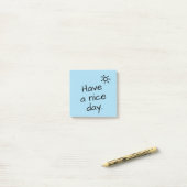Heb een leuke dag Positieve Post-It-briefjes Post-it® Notes (Op bureau)